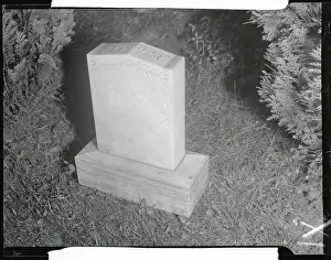 Edgar Hoover Prints: Stone in Cemetery for J. Edgar Hoover's Dog