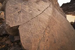 Maridet Prints: Stone engravings in the Libyan stone desert