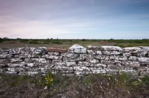 Stone wall on A-land