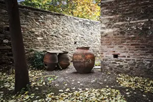 Stone walls of Church of St. George