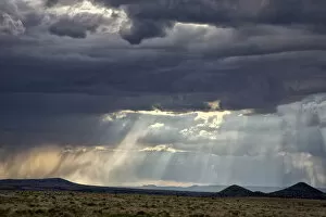 Images Dated 26th July 2015: Storm clouds over prairie, New Mexico, USA
