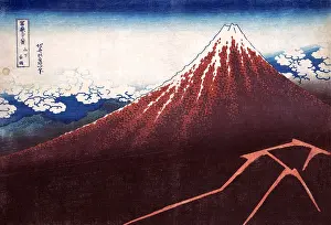 Fuji Prints: Storm Below Mt. Fuji