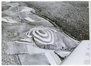 Allentown Prints: Strange Patern On Field. Due To Farming