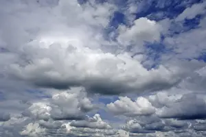 Bayern Prints: Stratocumulus clouds, Eckental, Middle Franconia, Bavaria, Germany
