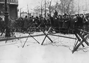 Occupations Europe Prints: Street Barricade