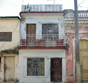 Metal Grate Prints: Street, Cienfuegos, Cuba