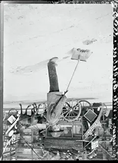 Scraping Prints: Street Cleaner Scraping Up Horse Offals