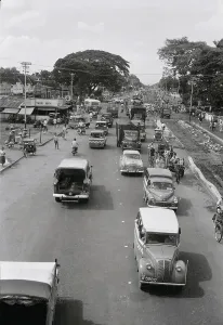 Jakarta Prints: A Street in Djakarta