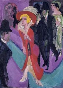 Boredom Prints: Street With Red Streetwalker, 1914-1925. Artist: Kirchner, Ernst Ludwig (1880-1938)