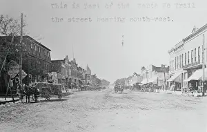 Kansas Prints: Street on Santa Fe Trail