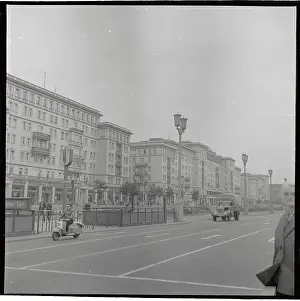 Street Scene with Buildings and Vehicles