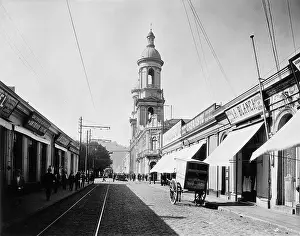 Earthquake Prints: Street Scene from Concepcion