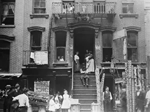Storefront Prints: Street Scene of Lower East Side