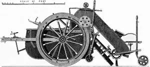Cleaning Prints: Street Sweeping Machine; Engraving