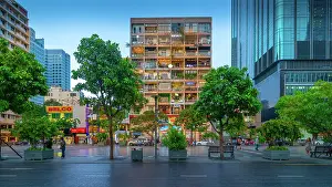 Street view of Ho Chi Minh City, Vietnam