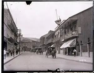 Street View Prints: Street View Of Panama City In 1915