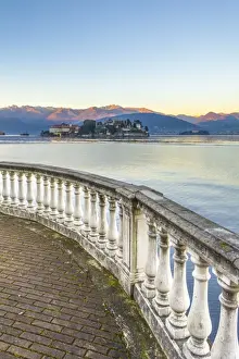 Railing Prints: Stresa, Lake Maggiore, Verbanio-Cusio-Solla province, Piedmont, Italy