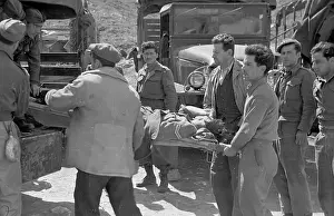 Injured Or Wounded Prints: Stretcher Bearers