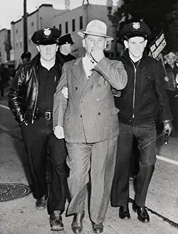 Burbank Prints: Strike Leader Herbert Sorrel Arrested