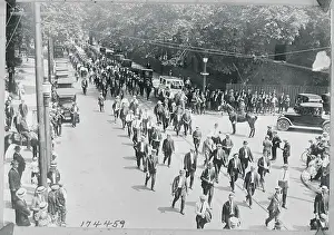 March Prints: Strikers Parading in Buffalo