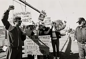 Huty32305 Prints: Striking Auto Workers