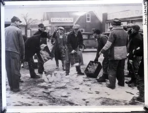 Milk Prints: Striking Milk Workers Break Bottles of Milk