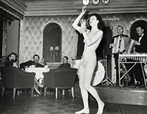 Spectators Prints: Stripper Dancing in Berlin Night Club
