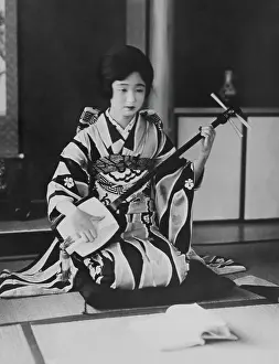 Huty30248 Prints: Strum-Along-A-Samisen