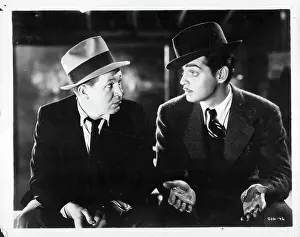 Lac0011 Prints: Stuart Erwin And Clark Gable In After Office Hours