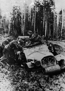 Armoured Vehicle Prints: Stuck In The Mud