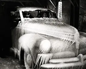 Thermometer Prints: Studebaker Frozen for Temperature Test