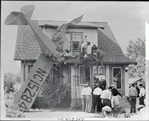 Minnesota Prints: Student Airplane Crashes into House