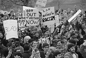 Student Anti-Vietnam Rally, 1968