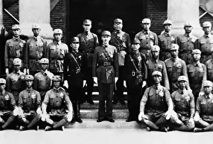Presentation Prints: Student Corps Stands At Attn. W/Chiang K