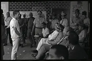 Protester Prints: Student Being Interrogated at University
