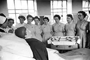 In Line Prints: Student Nurses