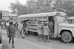 School Bus Prints: Students Boarding School Bus