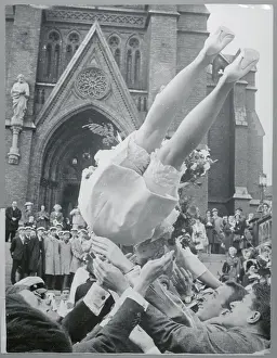Students Carrying Princess Christina