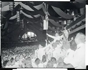 Annapolis Prints: Students Cheering During Commencement Exercises