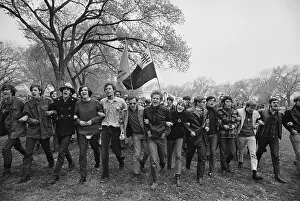 Students for a Democratic Society Marching