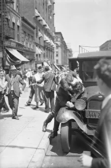 Pacifism Prints: Students Fighting in Streets