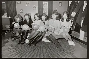 Students at Hair School Posing for Camera
