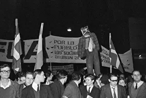 Anti Prints: Students Hold Anti-U.S. Demonstration