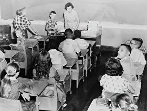 Equality Prints: Students in Integrated Classroom in Oklahoma
