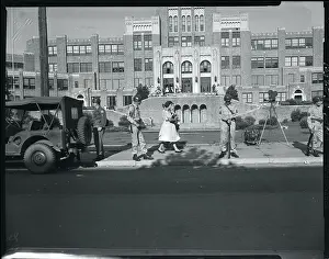 Little Rock Prints: Students Pass Guards and Enter School