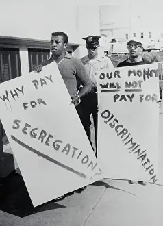 Marshall Prints: Students Picketing Against Segregation