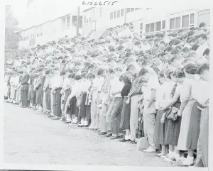 Desegregation Prints: Students Praying at School
