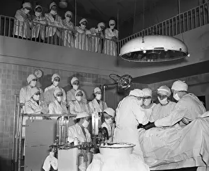 Students Watching Doctors Perform Surgery
