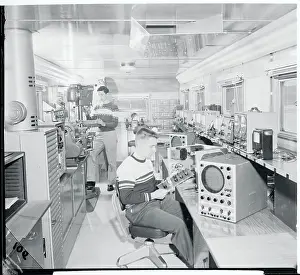 Troy Prints: Students Working in Laboratory on Wheels