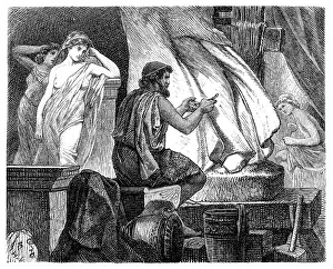 Studio Prints: Studio of Praxiteles (c. 390-320 BC), ancient Greek sculptor
